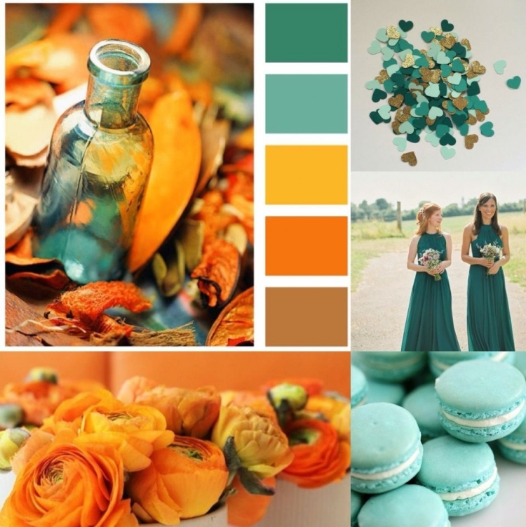 Бирюза сочетание цветов