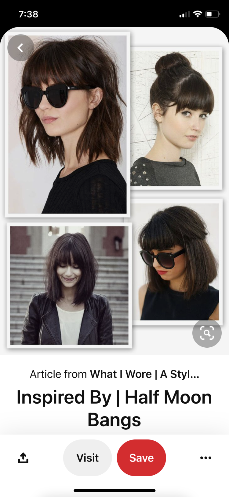 Повседневные стрижки с челкой