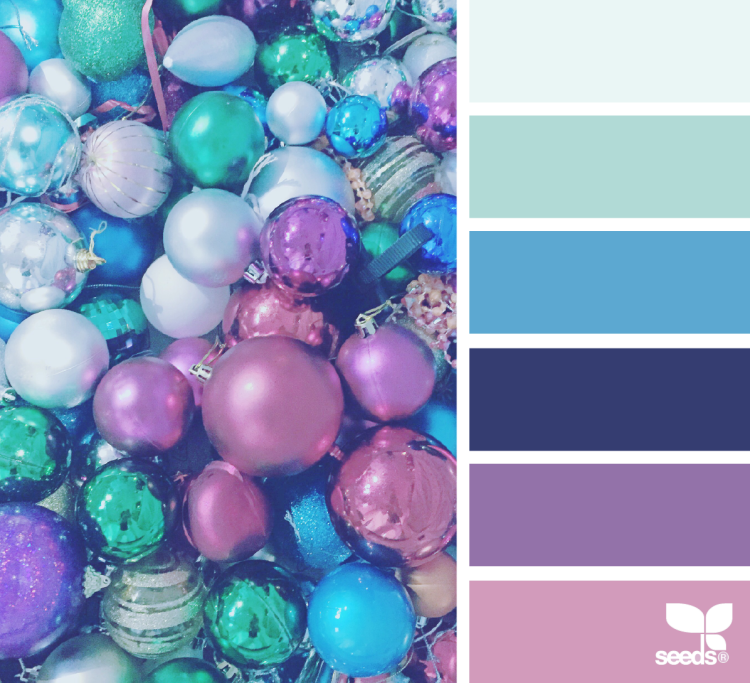 Фиолетовый и голубой сочетание