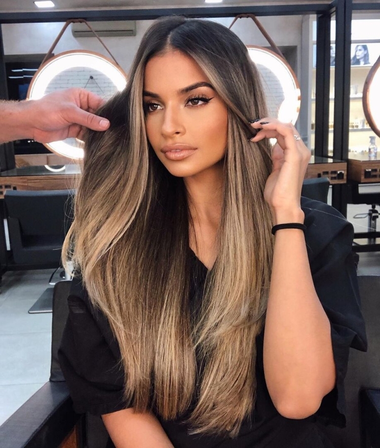 Бразилиан брюнет окрашивание