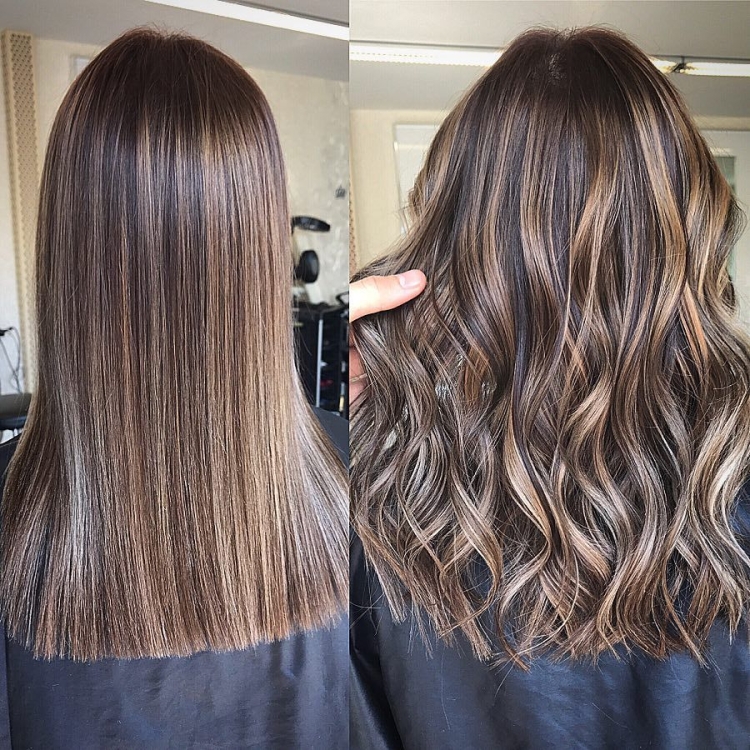 Тонирование волос на темные волосы