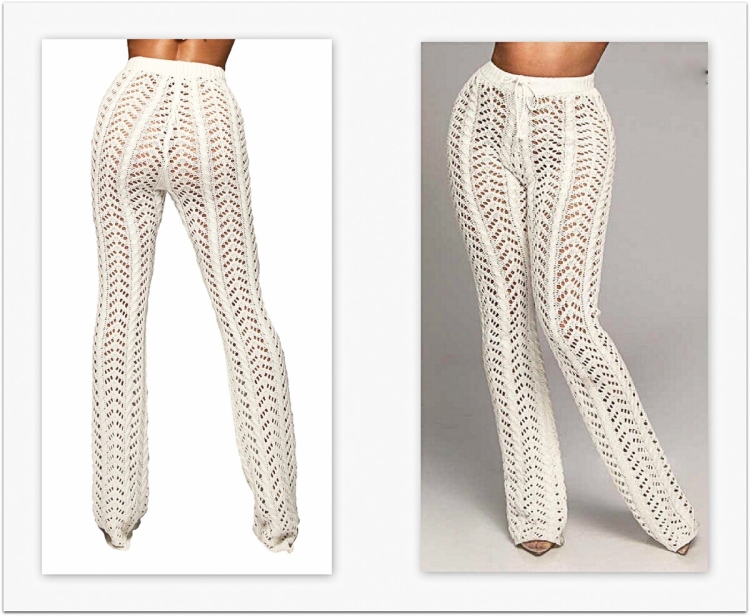 Вязаные брюки