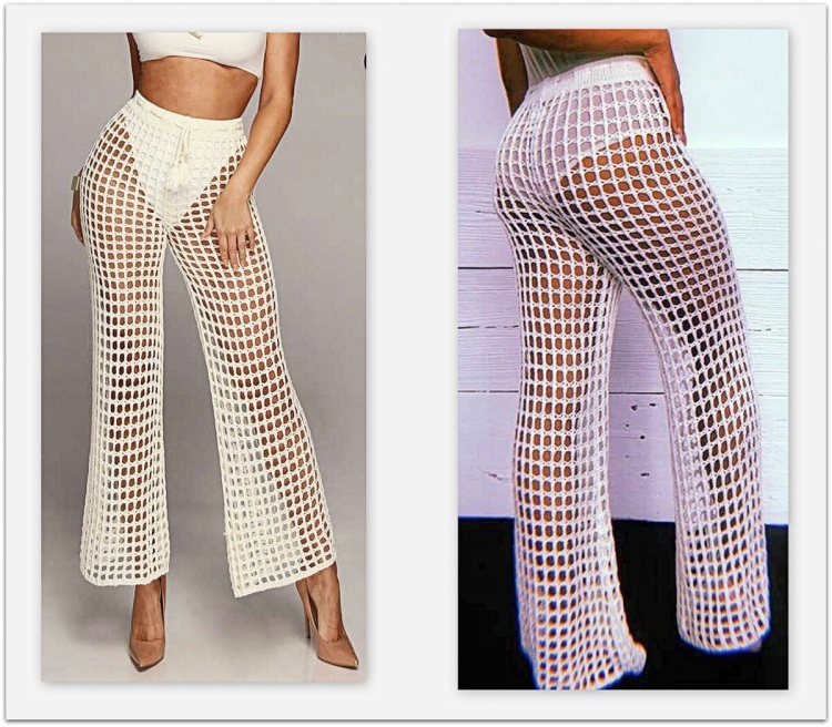 Вязаные штаны крючком
