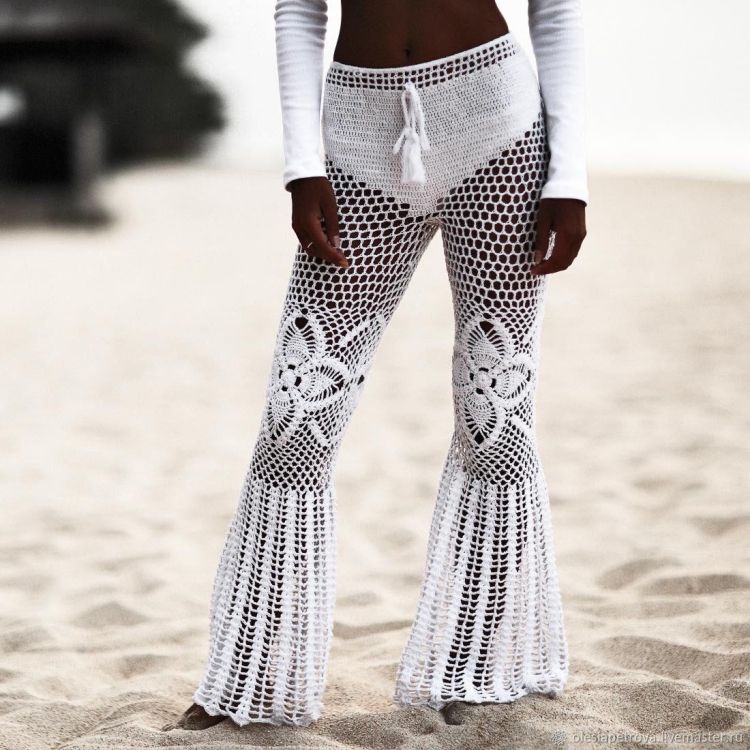 Вязаные штаны