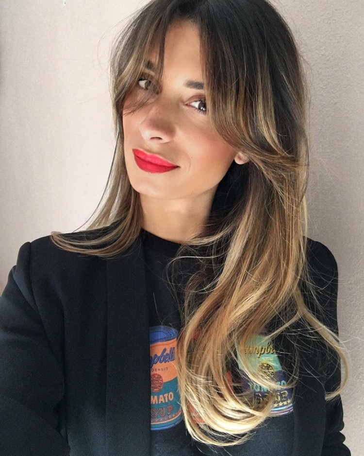 Челка шторка 2022 удлиненная