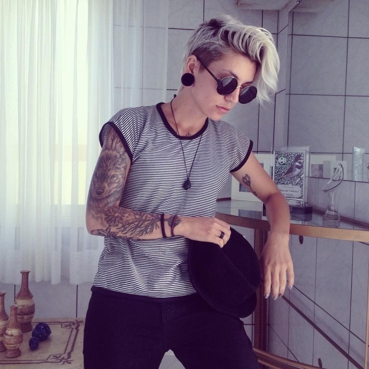 Пацанские стрижки для девушек