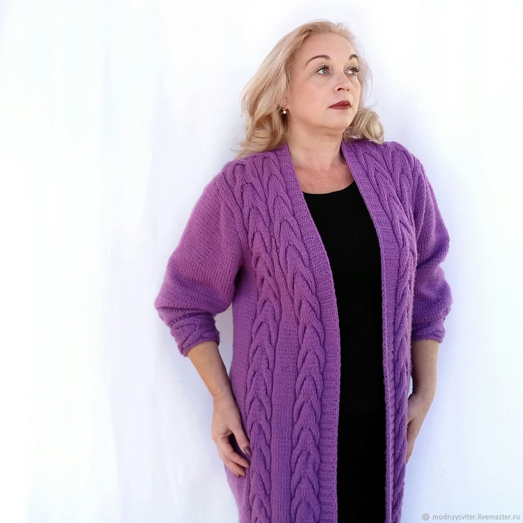 Кардиганы для полных женщин