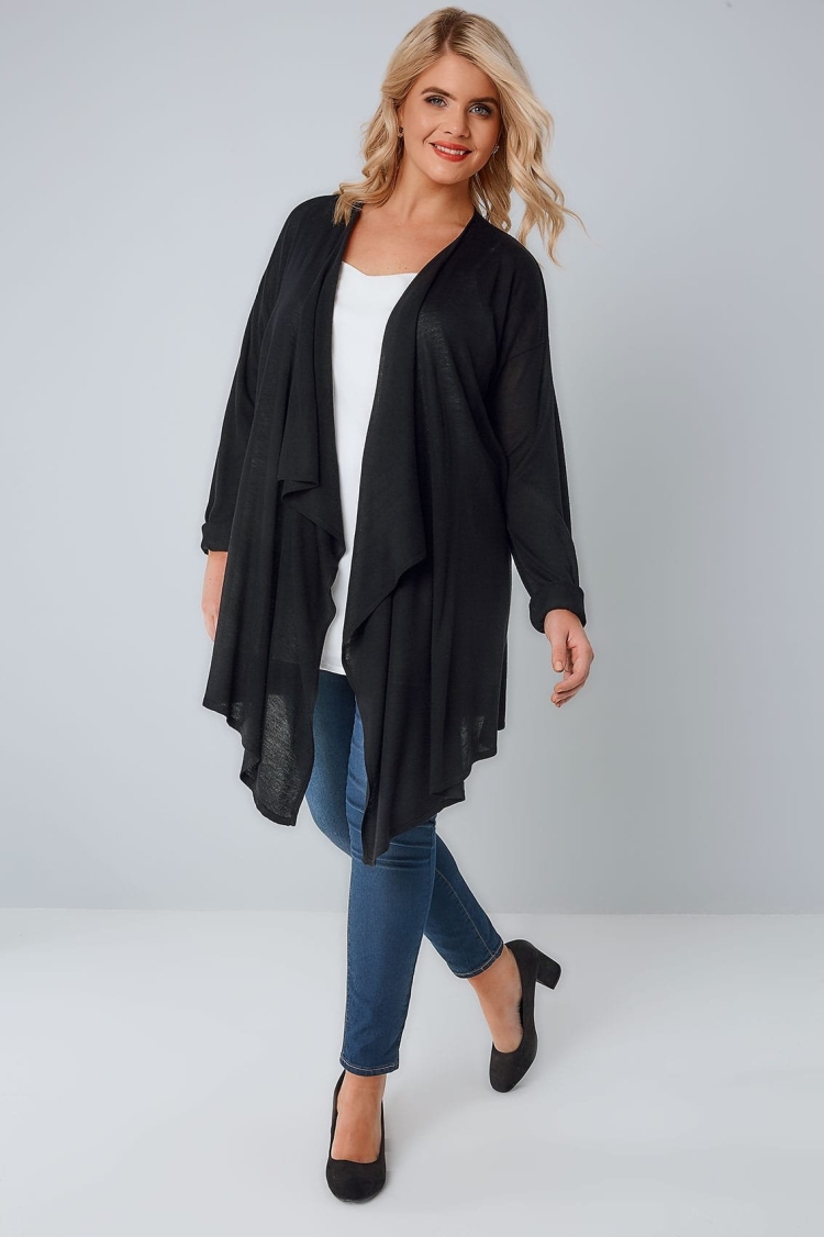 Кардиган на полных девушек