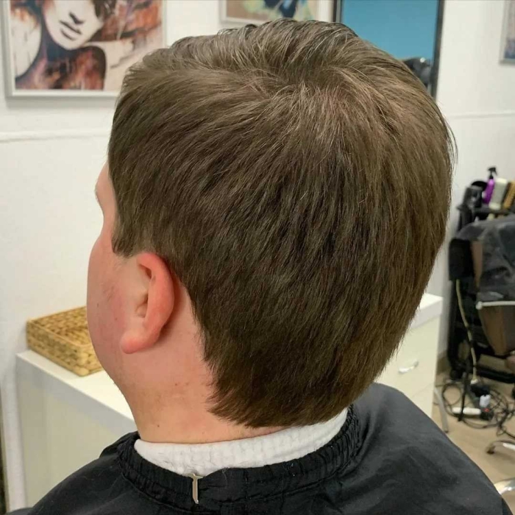 Мужские стрижки вид сзади
