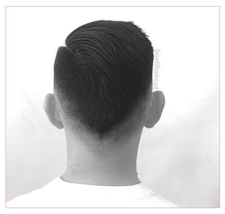 Мужская стрижка сзади треугольник 2022