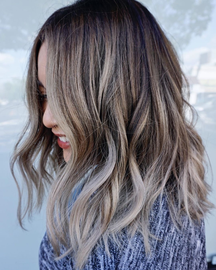 Грибной блонд окрашивание волос