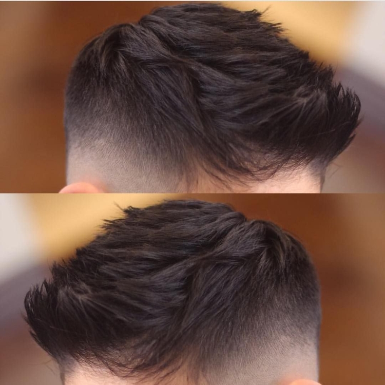 Стрижки для парней вид сзади