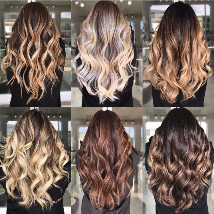 Окрашивание шатуш балаяж омбре