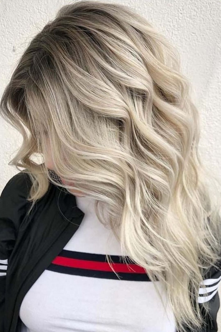 Двухцветный блонд