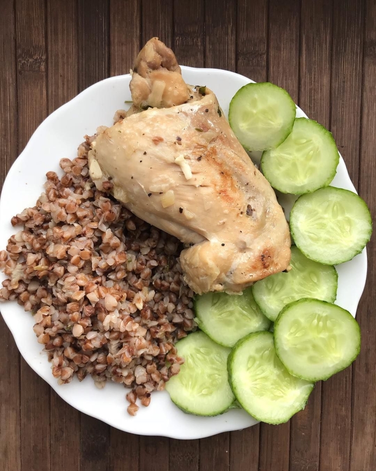 Гречка с курицей