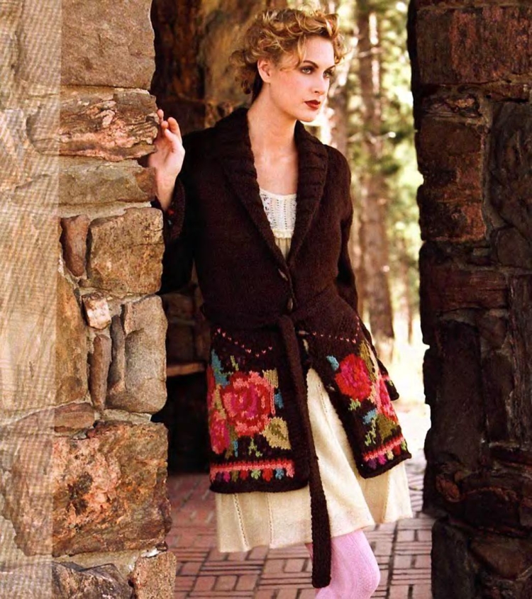 Жакеты с интарсией