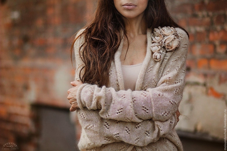 Нежные вязаные вещи