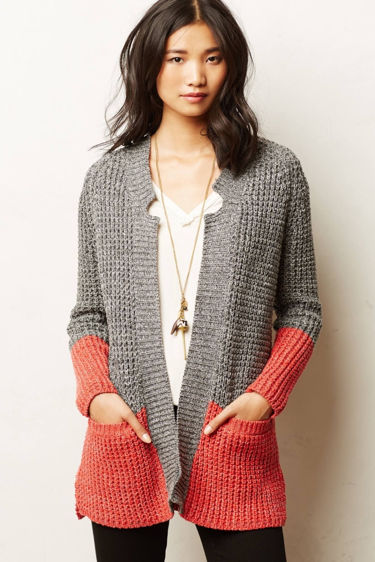 Кардиган вязаный