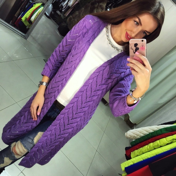 Красивые вязаные кардиганы