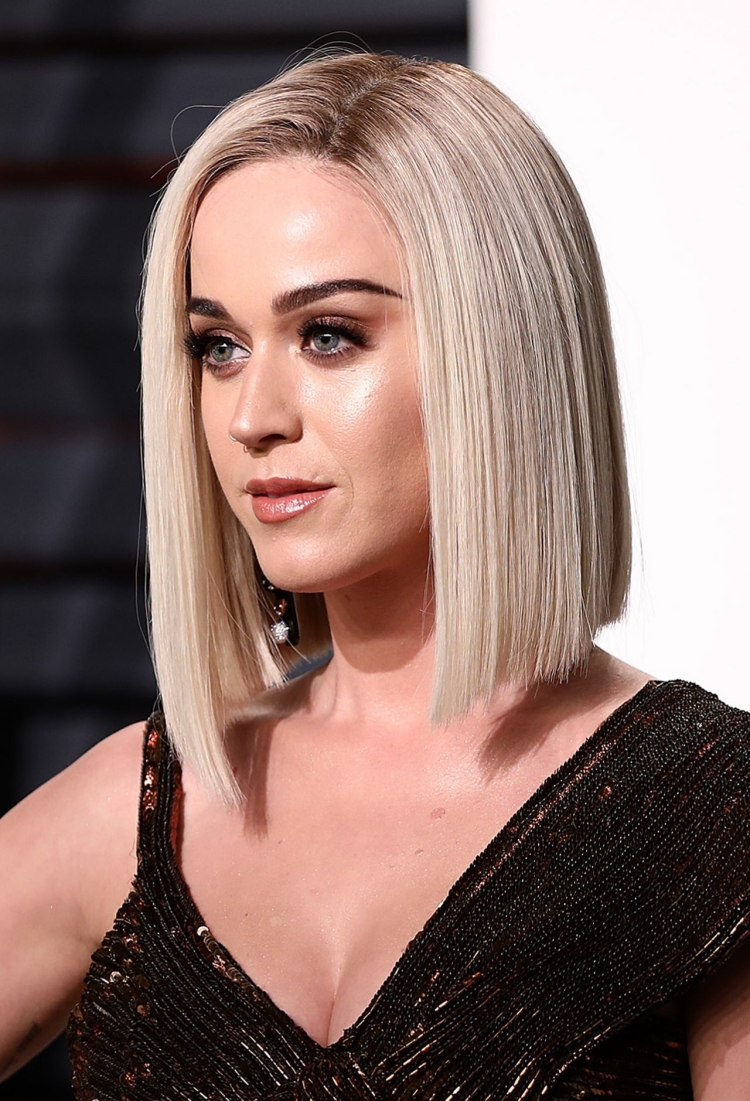 Кэти Перри стрижка каре