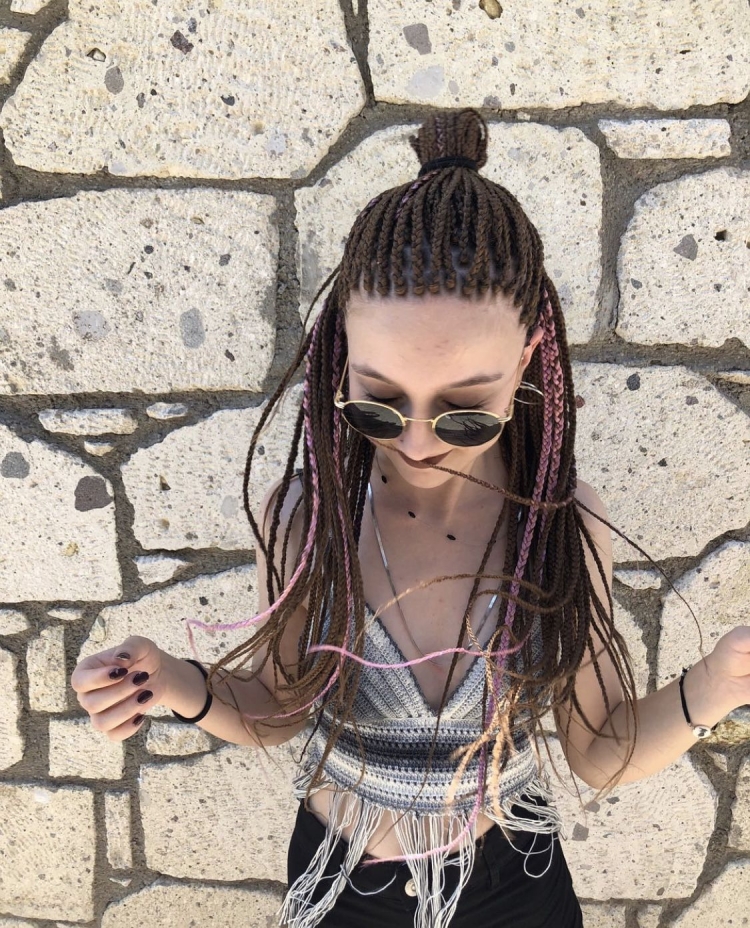 Дреды косы женские