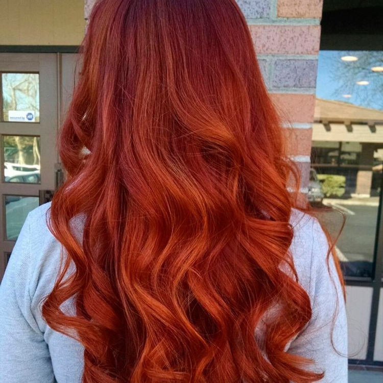 Окрашивание в рыжий