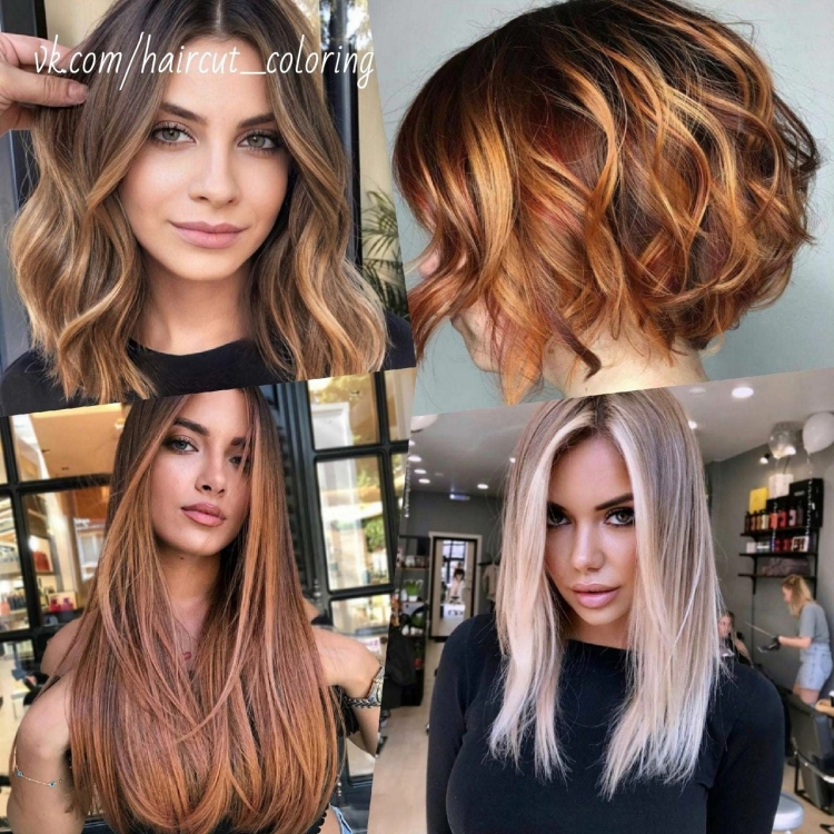 Окрашивание волос блонд