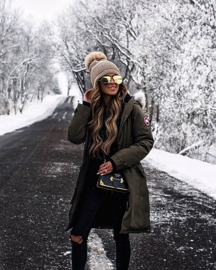 Парка женская зимняя 2022-2023 модная