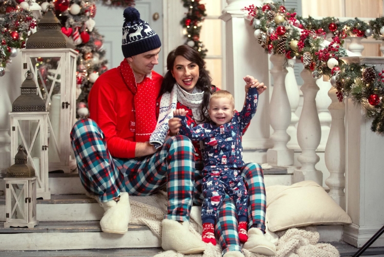 Новогодняя фотосессия в студии