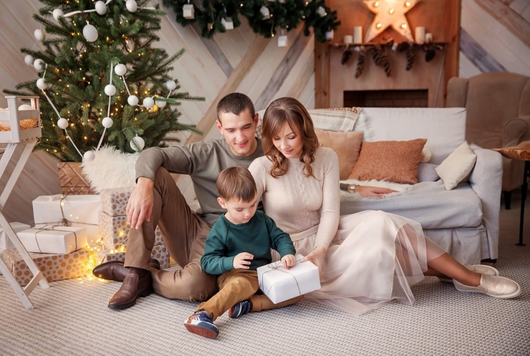 Семейная фотосессия новый год