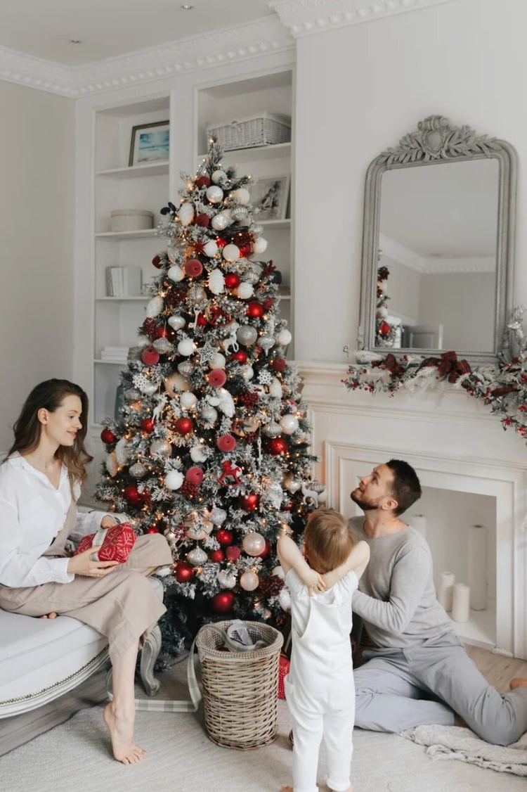 Новогодняя фотосессия семейная