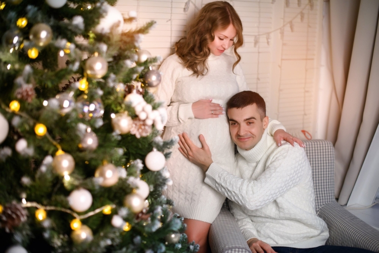 Новогодняя фотосессия в свитерах