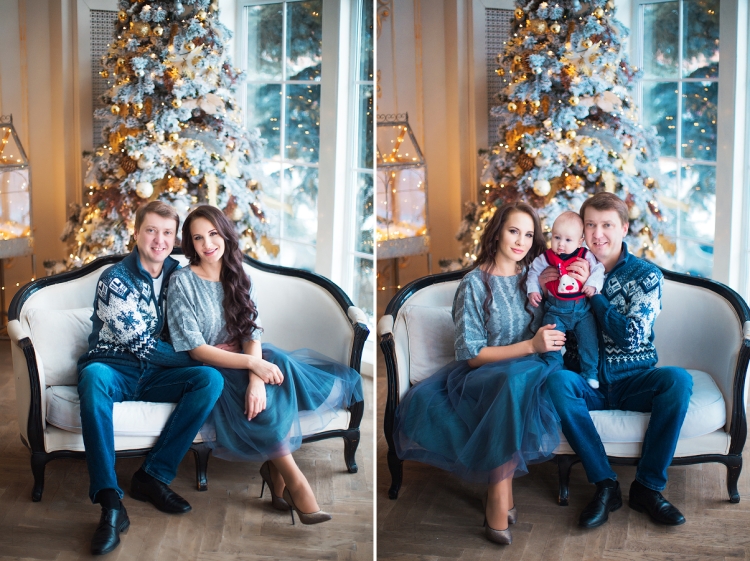 Одежда для новогодней фотосессии в студии