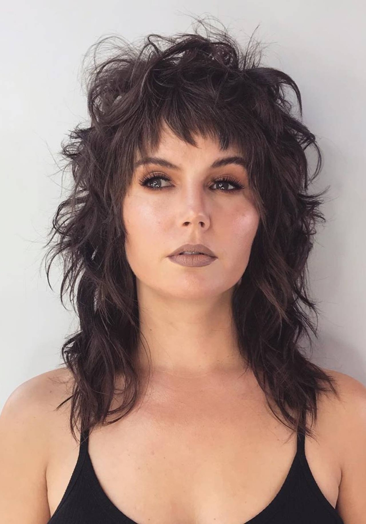 Каскад маллет стрижка