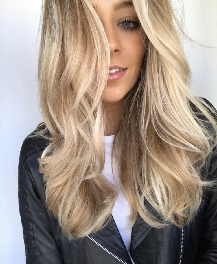 Окрашивание пшеничный балаяж