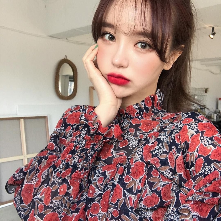 Челка занавеска корейская