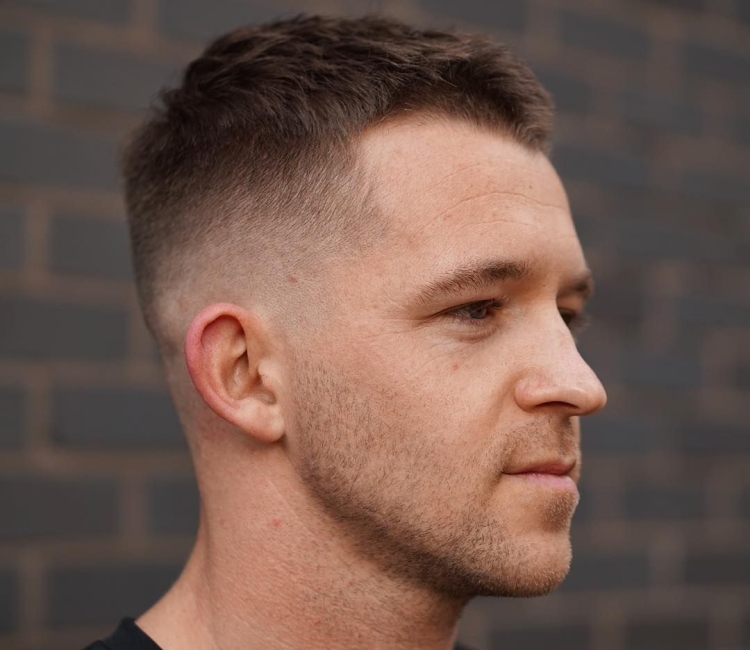 Фейд полубокс короткая стрижка