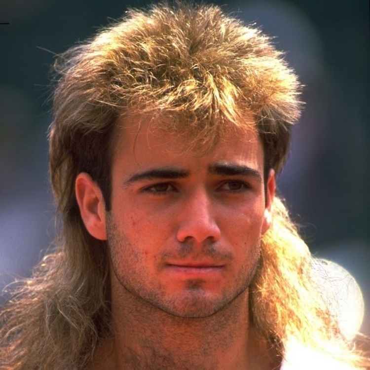 Маллет стрижка мужская 80