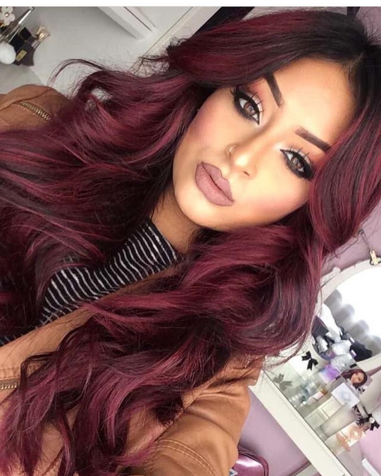 Дарк черри цвет волос