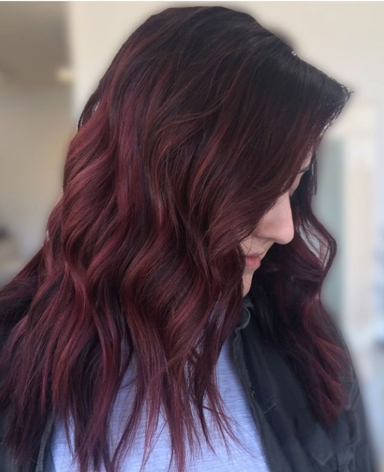 Цвет краски для волос бургунди глинтвейн