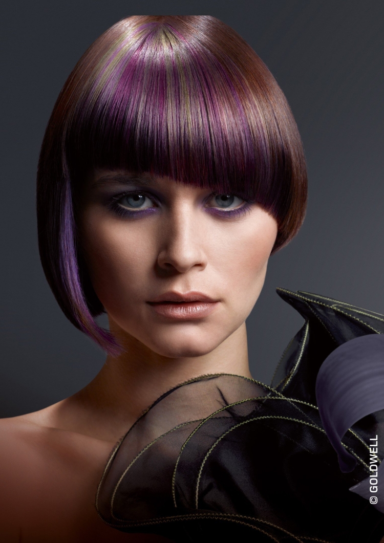 Стрижка сессон асимметрия