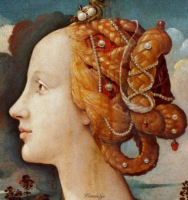 .Сандро Боттичелли портрет Симонетты Веспуччи(1480)