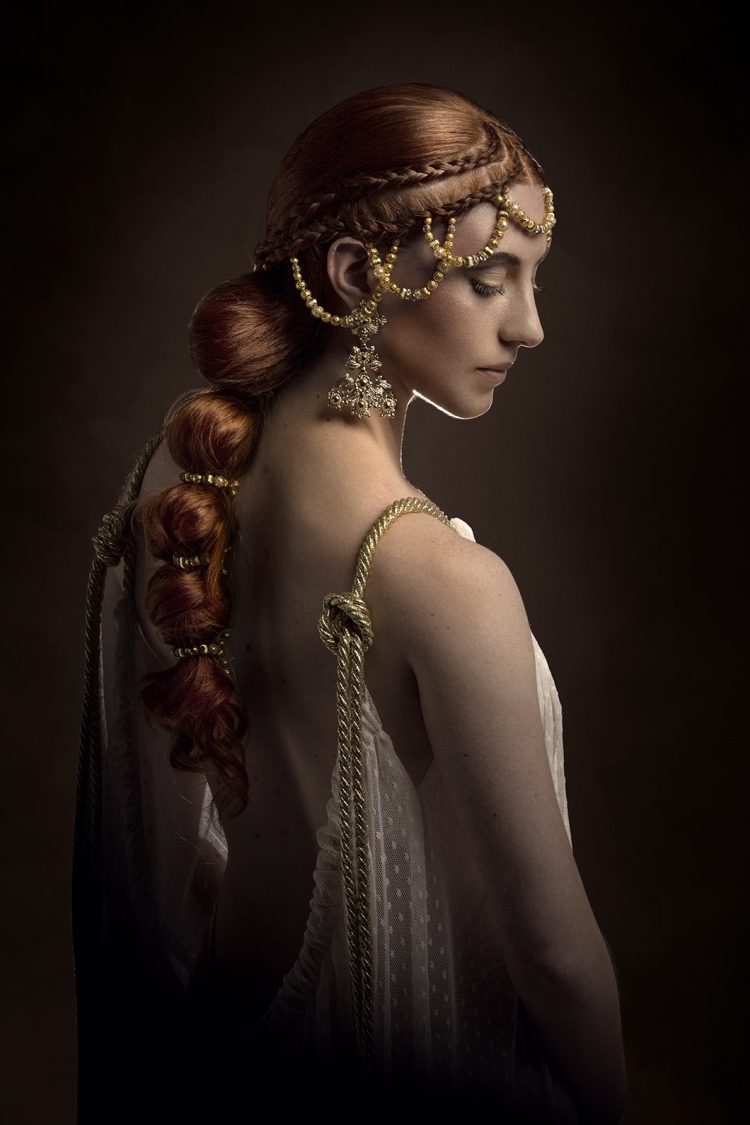 Прическа в стиле эпохи Возрождения