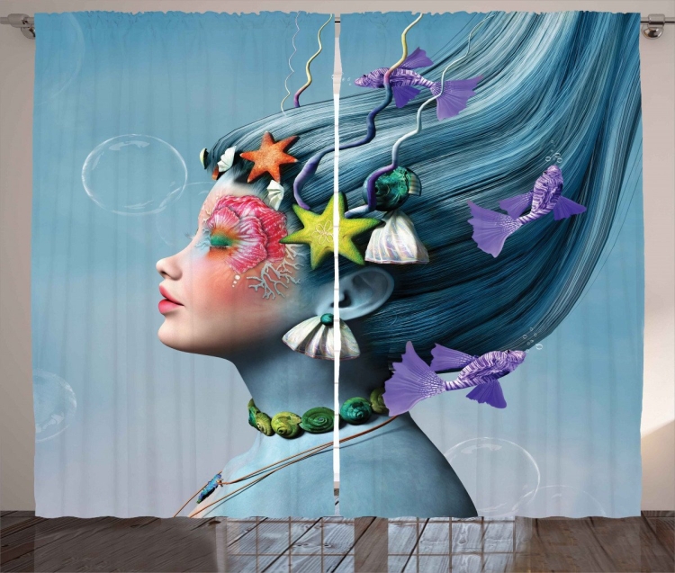 Прическа шторы