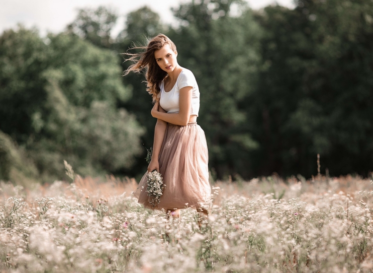 Фотосессия в поле