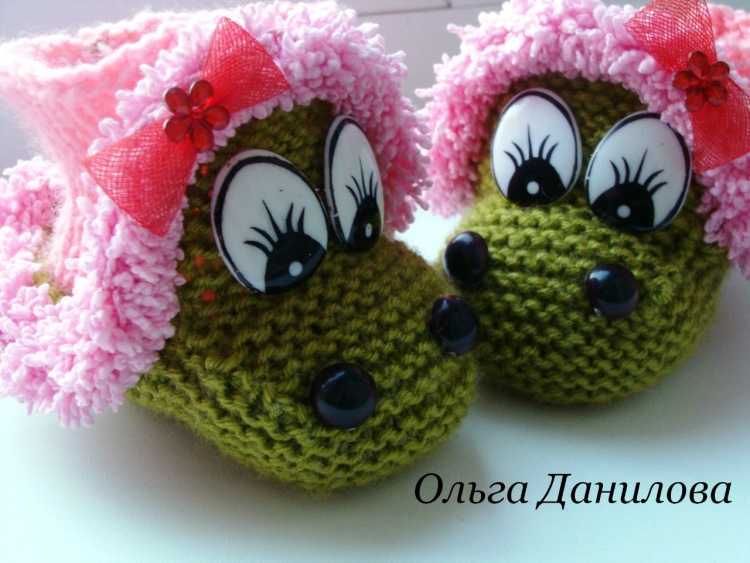 Пинетки с мордочками