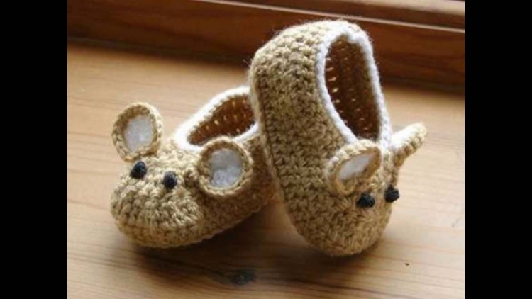 Тапочки зверюшки крючком
