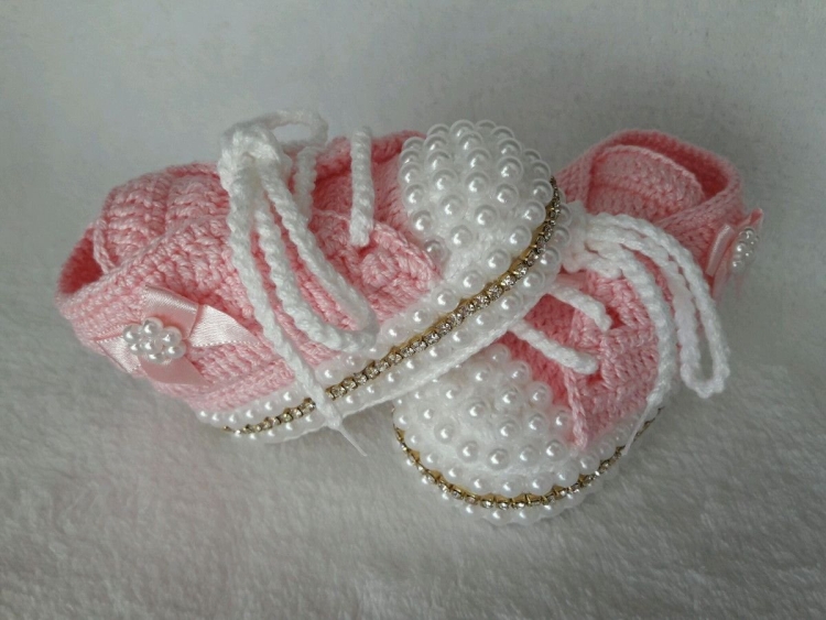 Пинетки туфельки с бусинками