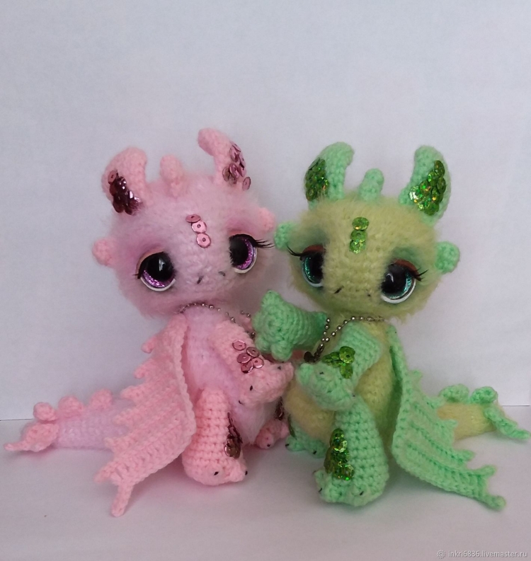 Игрушки дракончики