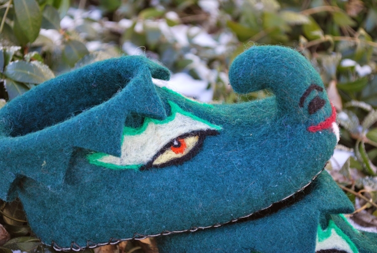 Войлочные тапочки любимый сад.